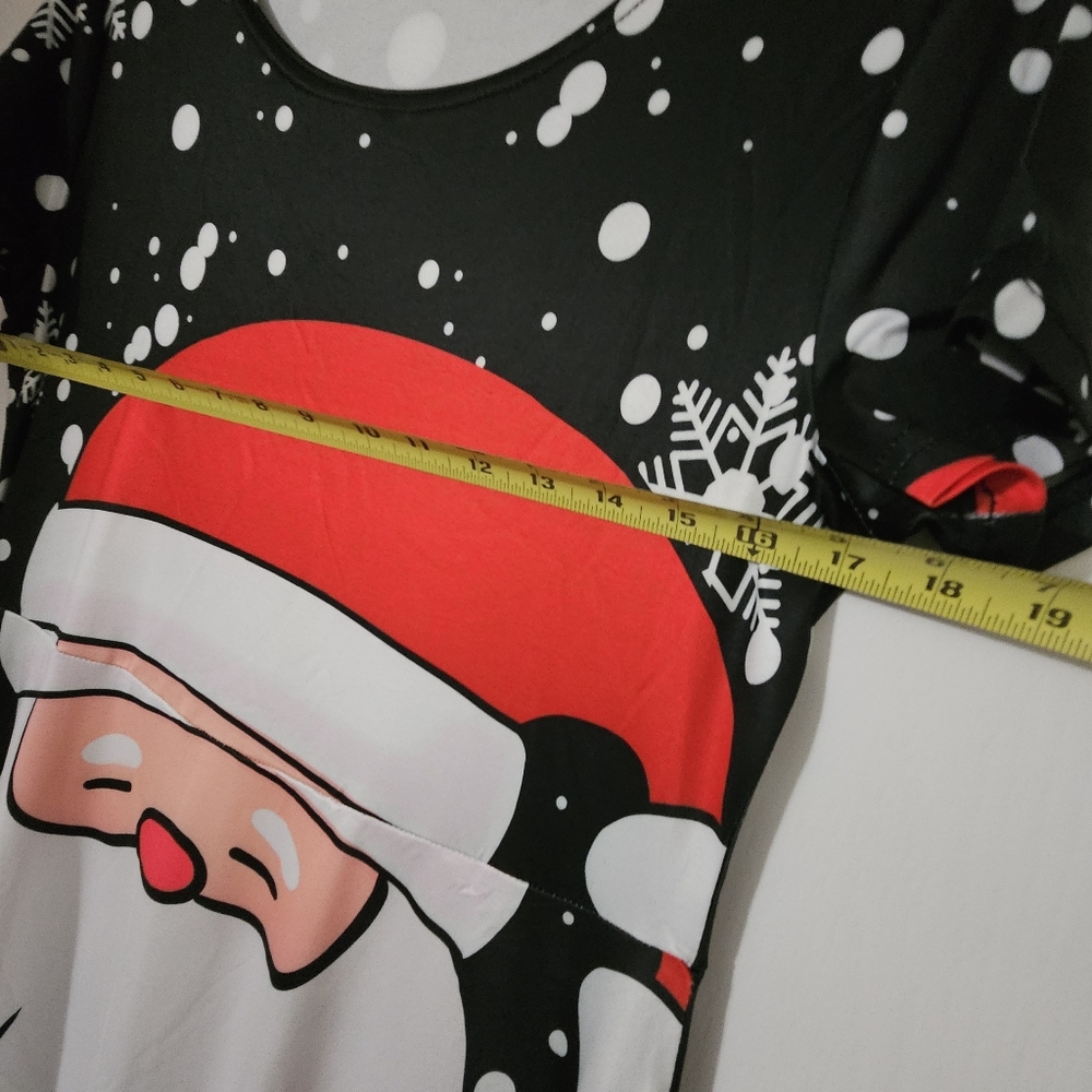 Santa Claus Graphic Dress Size Large - Picture 6 of 9